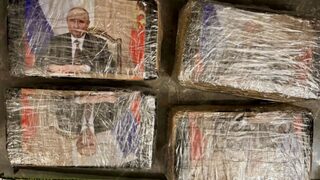Четири килограма кокаин беше открит в София в пакети с лика на Путин