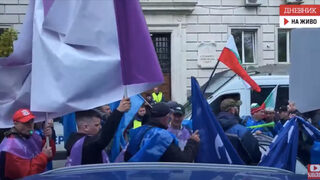 Протестиращите служители в градския транспорт обявиха подготовка за ефективна стачка (видео)