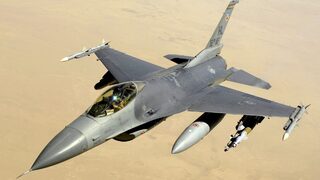 Украйна изгуби изтребител F-16 при инцидент