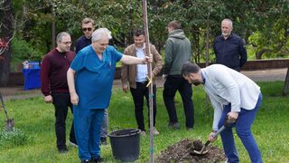 Пациенти и лекари засадиха дръвчета в Световния ден за борба с възпалителните чревни заболявания