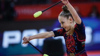 <span class="highlight">Стилияна</span> <span class="highlight">Николова</span> стана 3-кратна европейска шампионка по художествена гимнастика в Талин