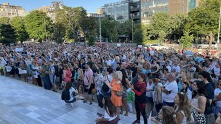 Протестиращи във <span class="highlight">Варна</span> за пореден път настояха за освобождаването на Благомир Коцев
