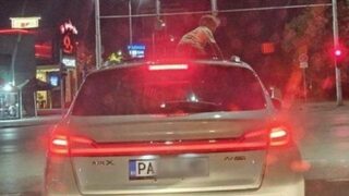 Полицията в Пловдив глоби мъж, позволил на сина си да се покаже от люка на кола в движение