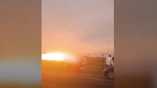 Видео показва катастрофата на F-16 на полските ВВС преди авиошоу, пилотът загина