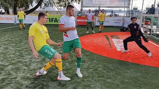 "Отбор на надеждата" завърши 12-и на Световното <span class="highlight">първенство</span> по минифутбол за бездомни