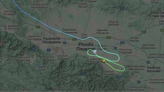 Flightradar24: Самолетът не е кръжал час над Пловдив и GPS сигналът е бил добър