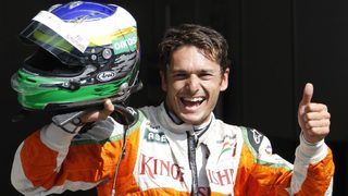 Фисикела спечели първия полпозишън за "Форс Индия" във F1