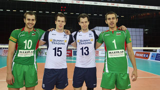 Снимка на деня на Евроволей 2009: Среща на близнаци
