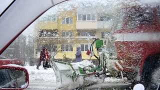 Обилен сняг затрупа Русе