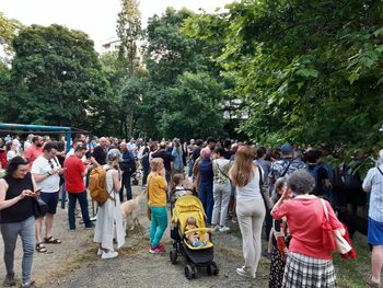 Граждани протестираха срещу застрояването на парк 