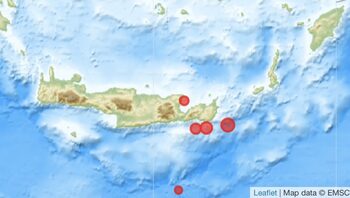 Силно земетресение е регистрирано на остров Крит