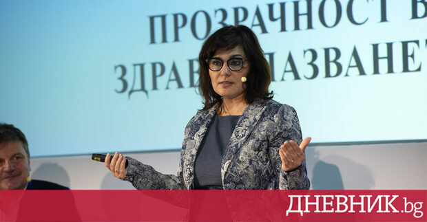 Министърът на здравеопазването в оставка проф Асена Сербезова ще заведе