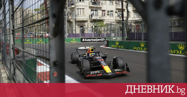 Серхио Перес с Ред бул спечели състезанието за Гран при