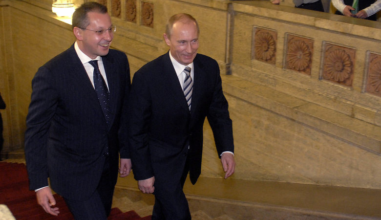 Сергей Станишев и Владимир Путин в София през 2008 г. Сергей Станишев и Владимир Путин в София през 2008 г.