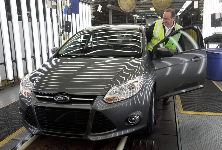 Словосъчетанието "One Ford" също остава в употреба, за да рекламира усилията на компанията да предлага глобални модели, като "Фокус" (на снимката)