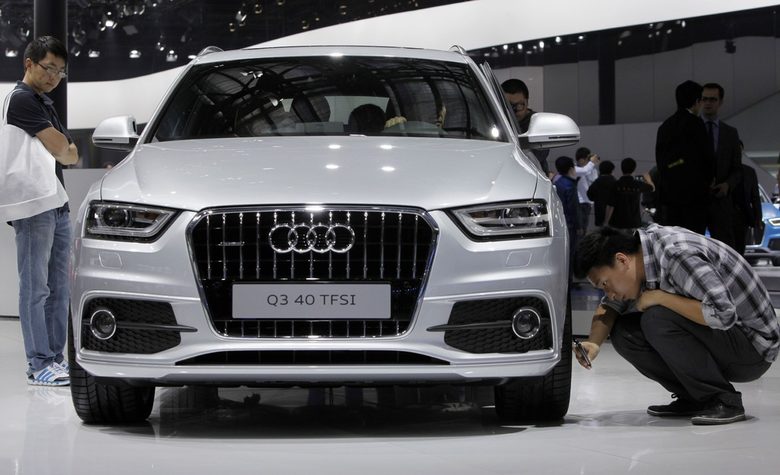 Моделът Q3 40 на Audi с двигател с Turbo Fuel Stratified Injection (TFSI).