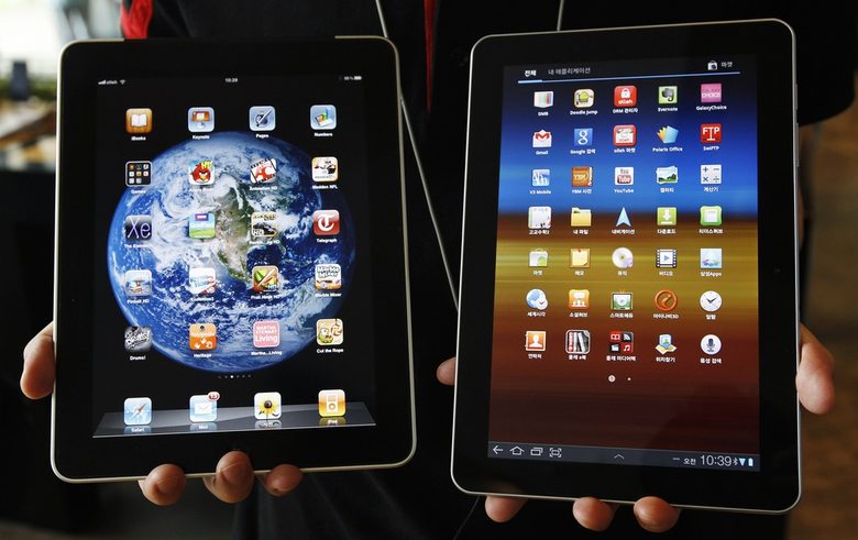 Samsung Galaxy Tab 10.1 и Apple iPad са водещите таблети на пазара за 2012 г.