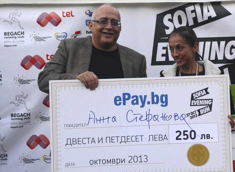 Победителката на 20 км Анна Стефанова