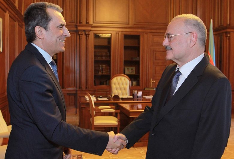 Срещата с премиера  на Азербайджан Артур Расизаде.