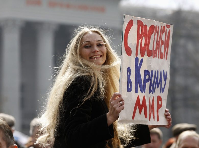 Властта в Крим агитира за отцепване, Путин я защитава Властта в Крим агитира за отцепване, Путин я защитава