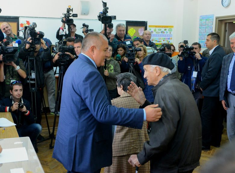 Бойко Борисов след като даде гласа си