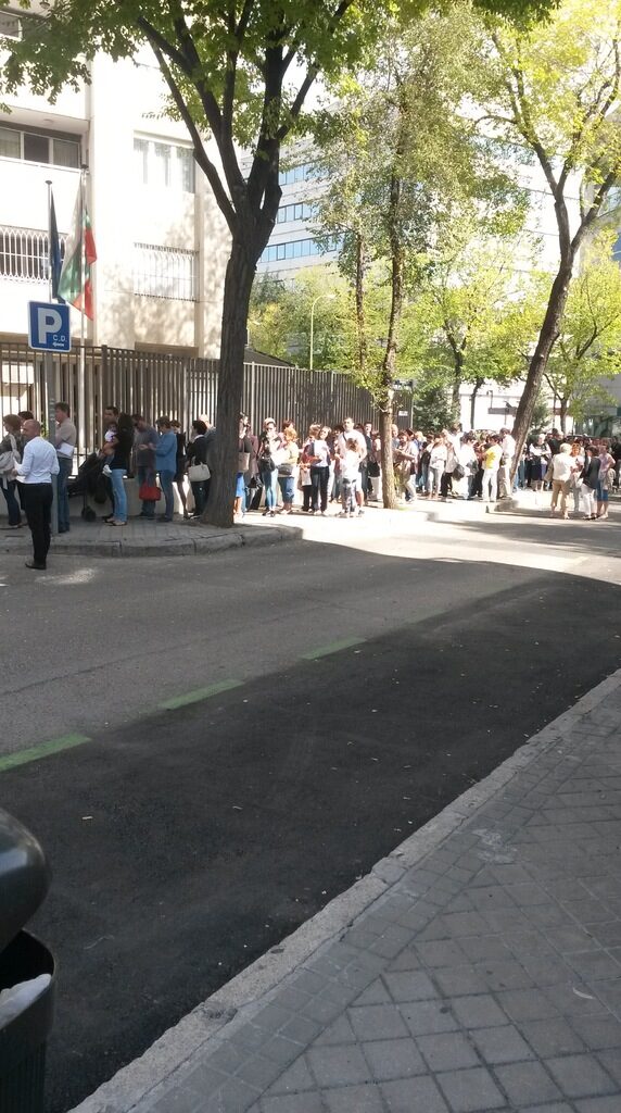 На опашката в Мадрид