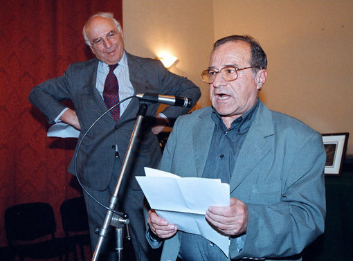 Георги Данаилов на журналистическите награди "Паница" през 2003 г.