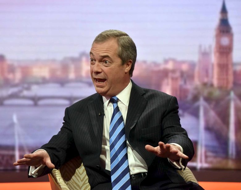 Найджъл Фараж, лидер на UKIP