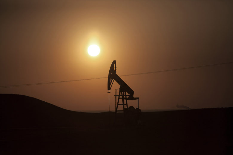 Сирийско нефтено находище близо до границата с Ирак.