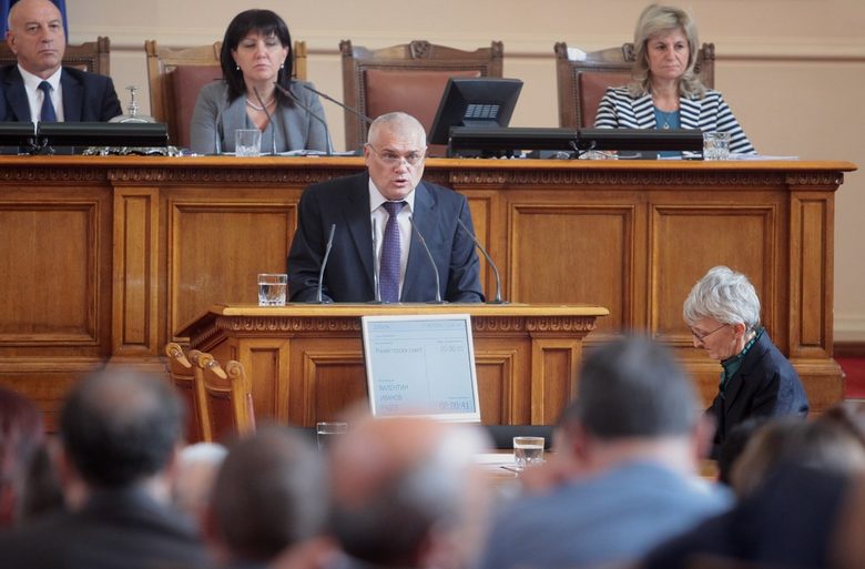 Вътрешният министър в оставка Валентин Радев.