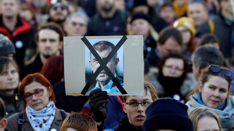 Протест срещу Андрей Бабиш Протест срещу Андрей Бабиш