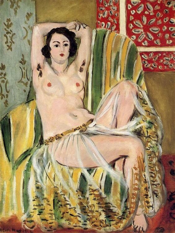 Картината на Анри Матис от 1923 г. Odalisque With Raised Arms