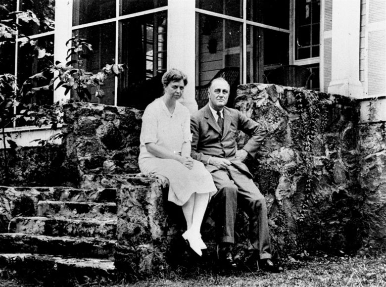 Семейство Рузвелт през 1929 г., когато Франклин е губернатор на щата Ню Йорк.