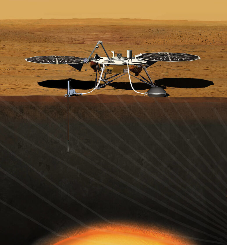 Илюстрация на Mars InSight