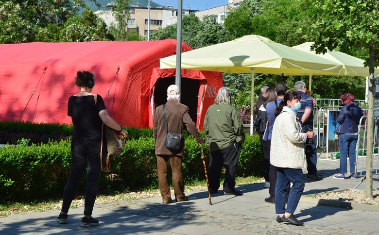 Пунктът в Южния парк днес предиобед.