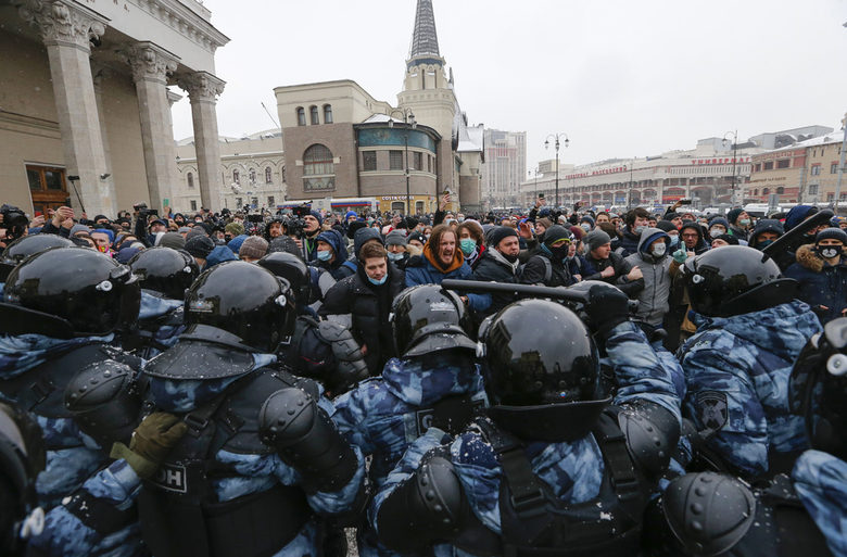 Протест в защита на Навални, 31 януари 2021 г.