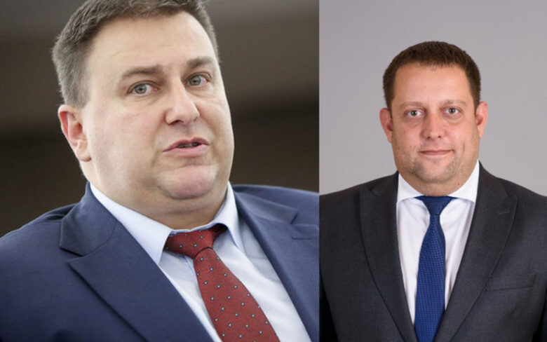 Евродепутатът Емил Радев и председателят на варненския Общински съвет Тодор Балабанов