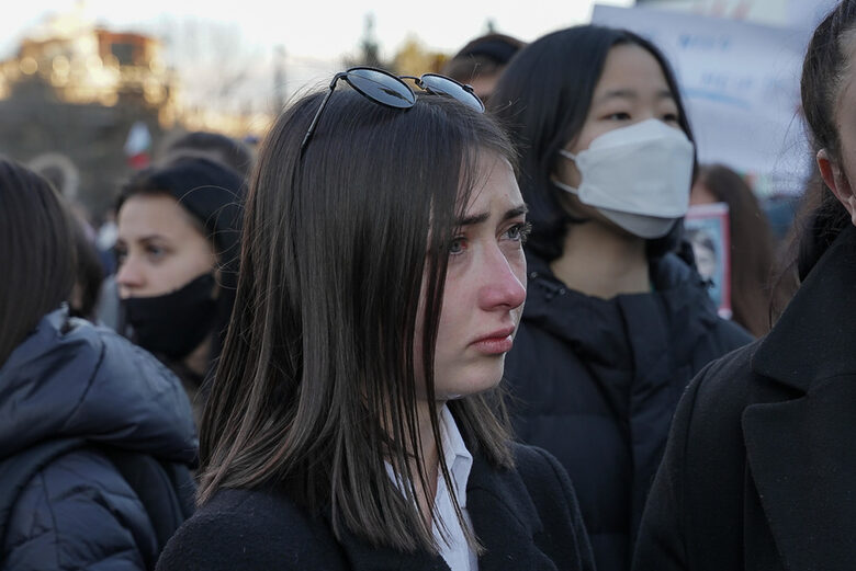 На протеста пред руското посолство: Киев покръсти Русия, Киев ще я опее