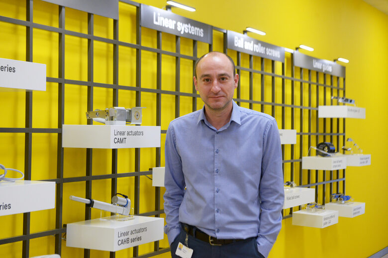 Panayot Paskov, managing director of Ewellix Bulgaria