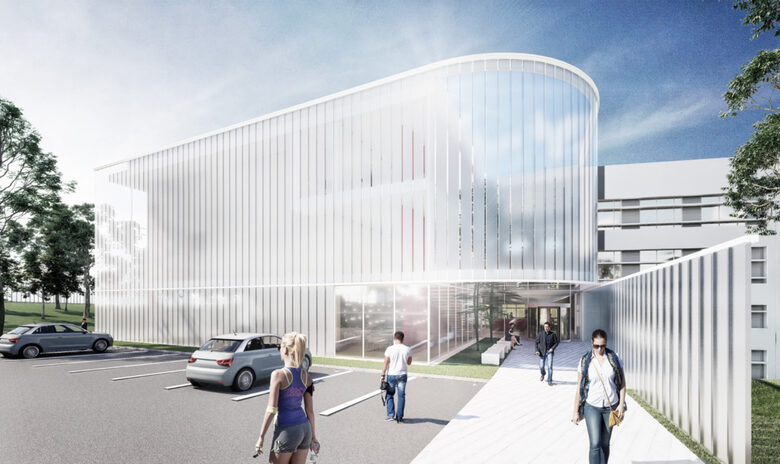  Така ще наподобява основният вход към центъра за образование на чиновниците 