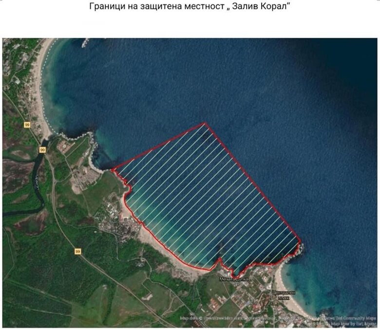 Границите на защитената местност