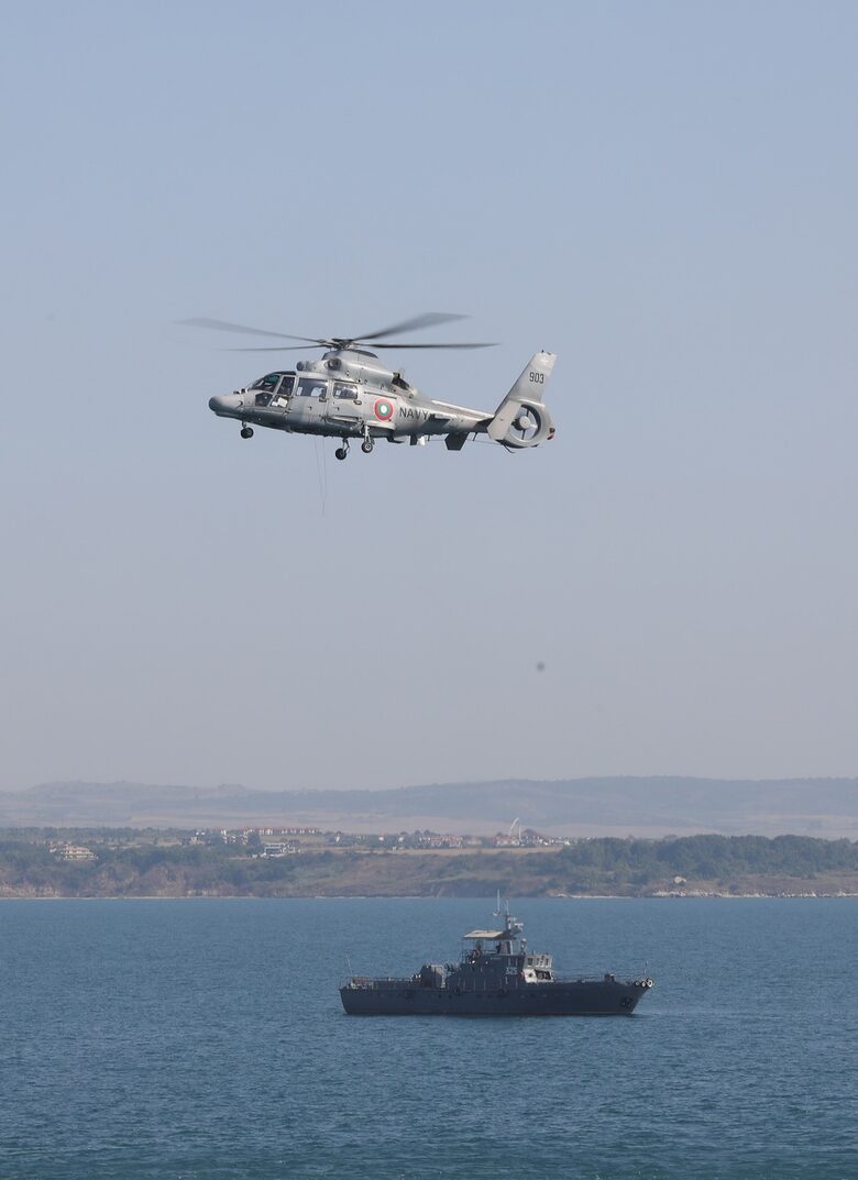Съюзническите военноморски сили участват с вонни моряци и морска патрулна авиация, което по думите на министъра на отбраната е "мярка по предното присъствие в НАТО".