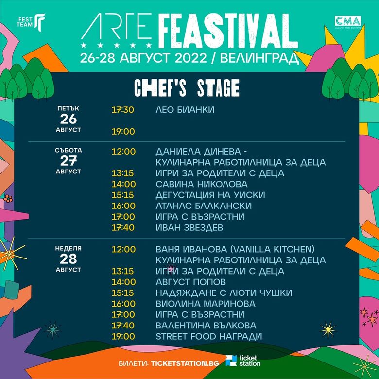 Програма на Chief's Stage