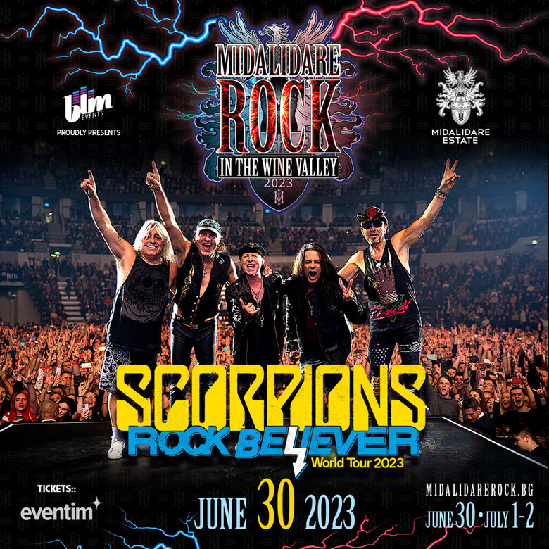 "Скорпиънс" ще са първият хедлайнер в третото издание на Midalidare Rock край Чирпан