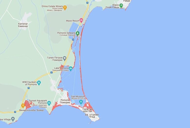 Крайбрежната ивица на Поморие може да изглежда много, много по-различно от сега, през 2030 г.