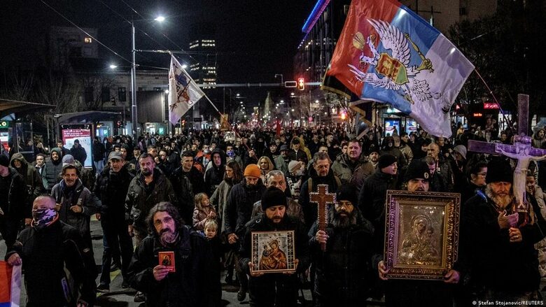 Белград: Демонстрация в подкрепа на Русия=