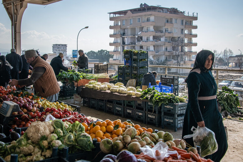 На пазар в Нурдаъ, провинция Газиантеп