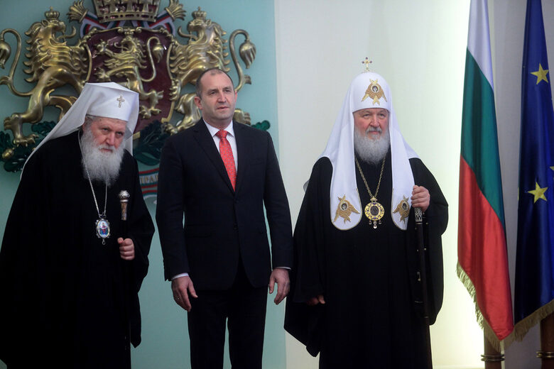 патриарх Неофит и патриарх Кирил