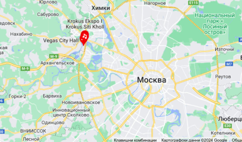 Мястото на концертната зала