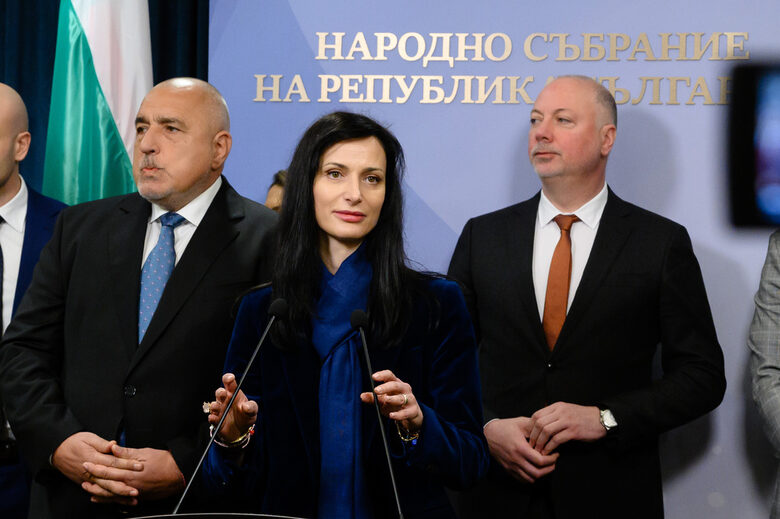 Бойко Борисов, Мария Габриел и Росен Желязков от ГЕРБ